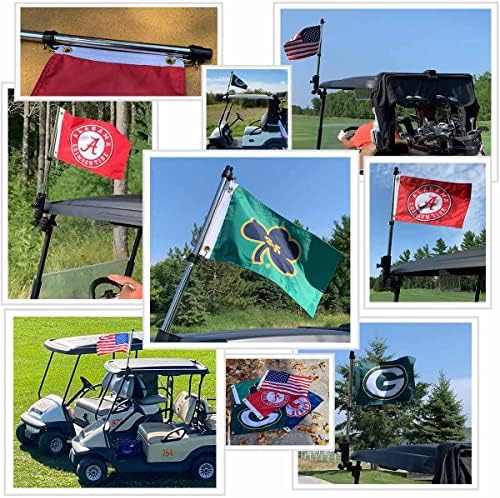 Iowa Hawkeyes golfkocsi Zászló, Zászló Rudat tartó Hegy Készlet