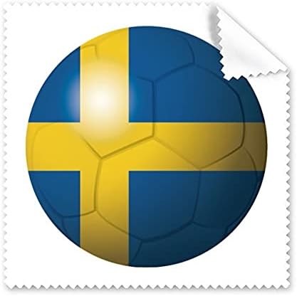 Svédország Nemzeti Zászló labdarúgás Labdarúgás tisztítókendővel Telefon kijelzőjén Szemüveg Tisztító 5db