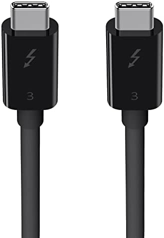 Belkin Thunderbolt 3 Kábel (USB-C-USB-C) - USB-C Kábel MacBook Air, Galaxy, Apple TV & Többet, Gyors Töltés Akár 100W, arról, hogy