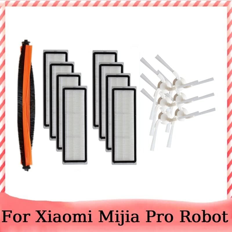 Lodokdre Kompatibilis Mijia Pro Robot Porszívó Alkatrész, Mosható HEPA Filter Fő Oldalon Tartozékok Kefe Készlet