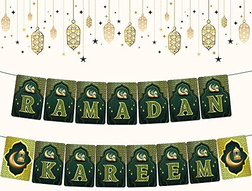 KatchOn, Ramadan Kareem Banner a Ramadán Dekoráció - 10 Méter, Nem DIY | Eid Mubarak Banner a Haza, a Ramadán Mubarak Banner a Ramadán
