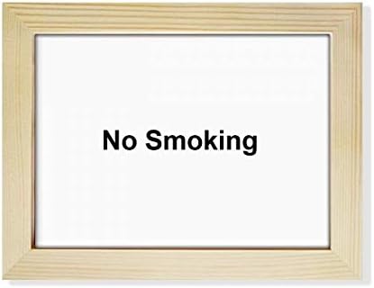 DIYthinker Nem Dohányzó Figyelmeztető Szimbólum Asztali Képkeret, Kép, Art Dekoráció Festés 6x8 inch