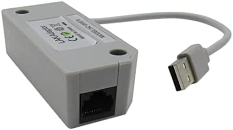 Prémium Szürke USB-10/100Mbps Ethernet Hálózati Adapter Csatlakozó Alkalmas a Nintendo Kapcsoló/Wii/Wii U Vicue