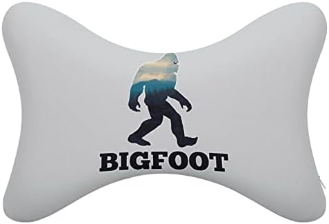 Bigfoot Autó Párnák Memory Hab Puha Fejtámlán Párnát Feje Pihenni Hazafelé Irodai Szék 2 Pack