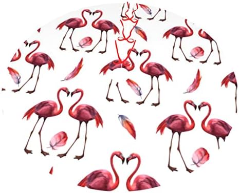 Szép Rózsaszín Flamingók Nyomtatott karácsonyfa Szoknya 48 a Karácsonyi Ünnepi Parti Dekoráció
