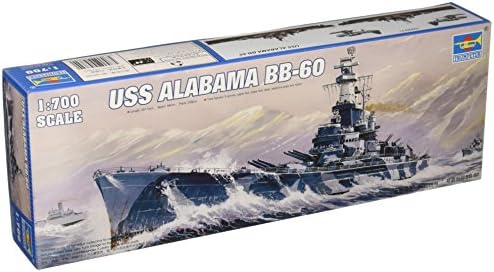 Trombitás 1/700 USS Alabama BB60 Csatahajó Modell Készlet