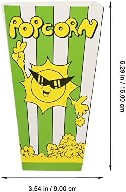 Luxshiny Snack Konténerek Snack Konténerek 100-as Papír Popcorn Dobozok, hasábburgonya Doboz Kukoricát Konténerek Film Snack Dobozok
