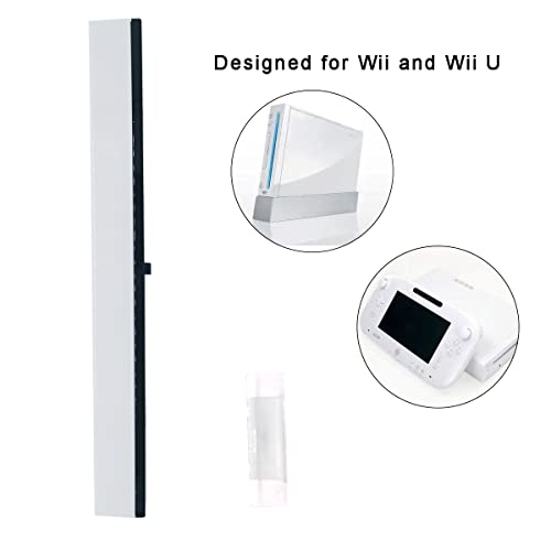 Vezeték nélküli Érzékelő Bár az Infravörös Sugár U s Wii Konzolok, Működik a Mozgás Vezérlőket Tartalmaz, Állj meg IR Kábel（Fehér)