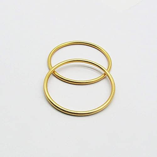 BTYONON Arany Fém Gyűrű Karika,10 Db 2 Inch O-Gyűrű Makramé Gyűrű álomfogót and Crafts