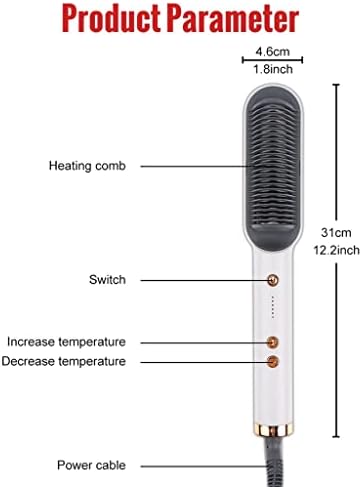 DOUBA Multifunkcionális Hajegyenesítőt Hajegyenesítőt Ecset Elektromos Hő Comb Hajegyenesítőt Hajsütővas Haj Gyors Modellező Eszköz (Szín