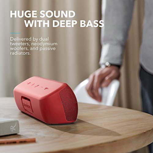 Anker Soundcore Motion+ Bluetooth Hangszóró a Hi-Res 30W Audio, Kiterjesztett Bass Magas, Vezeték nélküli HiFi Hordozható Hangszóró App,