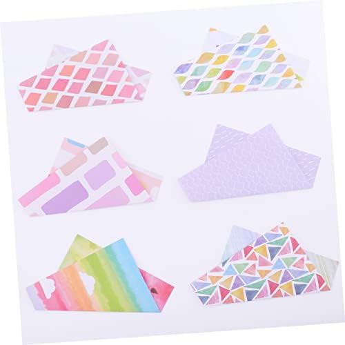 Tofficu Színes Akvarell Origami 15x15cm Gyerekek Origami Gyerekeknek Lap Kétoldalas Origami Papír 8 Csomag Washi Papír Fold Origami Papírokat