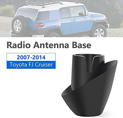 Anina Antenna Alap Toyota FJ Cruiser 2007-2017 Antenna Csatlakoztatási Autó Rádió Antenna Dísz 8639235032, 8639235031 Gumi Antenna Karika
