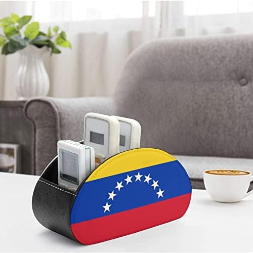 Venezuelai Zászló Távirányító tartó, Tároló többfunkciós Asztali Szervező, 5 Rekeszes