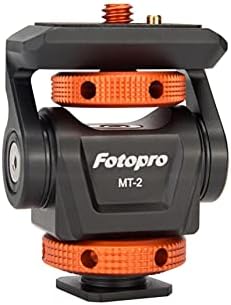 Fotopro Mező Monitor tartó, Hideg Cipő Támogatás Kamera, Monitor tartó tartó Tilt, majd 180 Fokos Forgatható 360 fokban az 5/7 hüvelyk Szürke