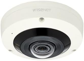 Hanwha Techwin XNF-8010RV 6 mp-es IR WDR Hálózati Szabadtéri Halszem 360° Dome Kamera, 1.6 mm-es Objektív, RJ45 Csatlakozás