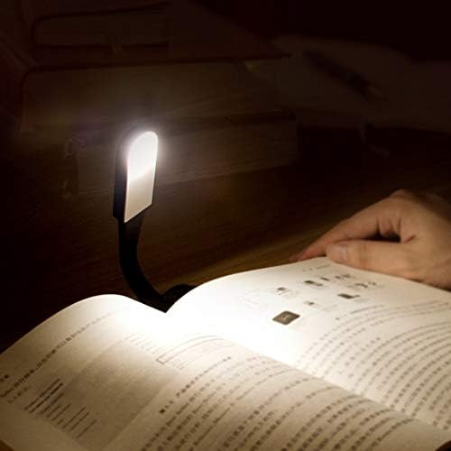 XIANGLIANG Mini Led Akkumulátoros Egységes Olvasási Este Rugalmas Újratölthető A Fény Érzékelő Könyv Clip LED USB LED Lámpa Borostyánsárga