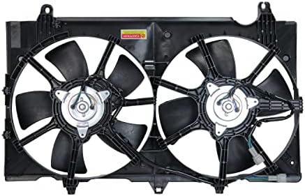 TYC 621810 Hűtő Ventilátor Szerelvény Kompatibilis a 2007-2008-as Nissan 350 Z , Fekete
