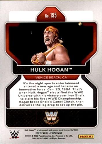 2022 Panini Prizm WWE 195 Hulk Hogan Legenda Birkózás Trading Card