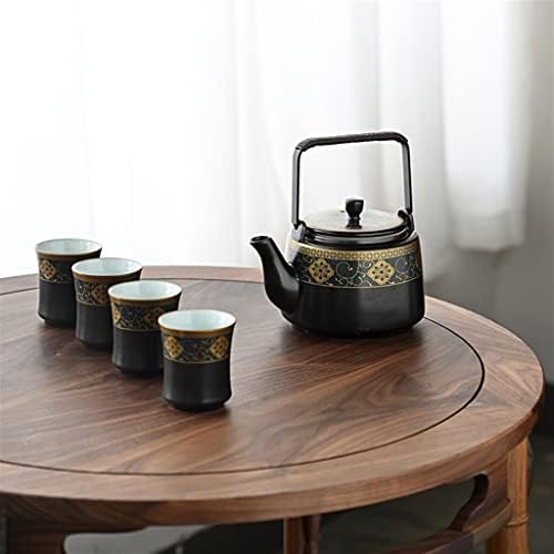 WXBDD Dönthető Pot Kerámia kung fu Tea Set, Nagy Kapacitású Haza nappaliban, Irodában Tea Készítése Állítsa a Tea Csésze (Szín : D,