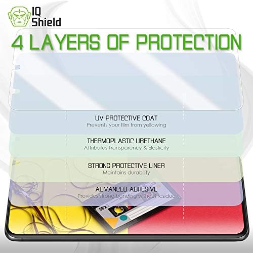 IQShield képernyővédő fólia Kompatibilis a Samsung Galaxy S20 (6.2 hüvelyk)(3 Csomag)(Ügy Barátságos) Anti-Buborék Tiszta Film