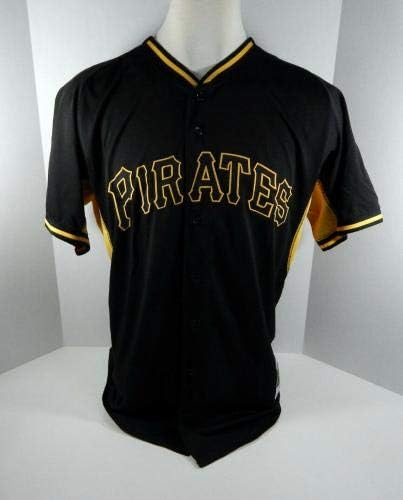 2014 Pittsburgh Pirates Jake Brigham 67 Játék Használt Fekete BP ST Jersey PITT32964 - Játék Használt MLB Mezek