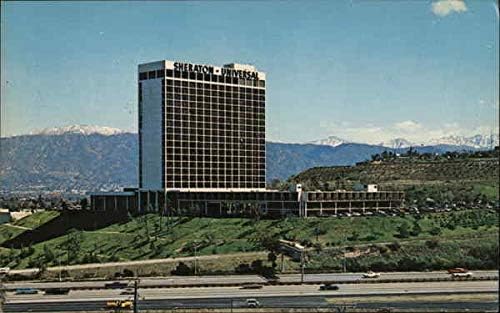 Sheraton Universal Hotel Universal City, Kalifornia CA Eredeti Régi Képeslap
