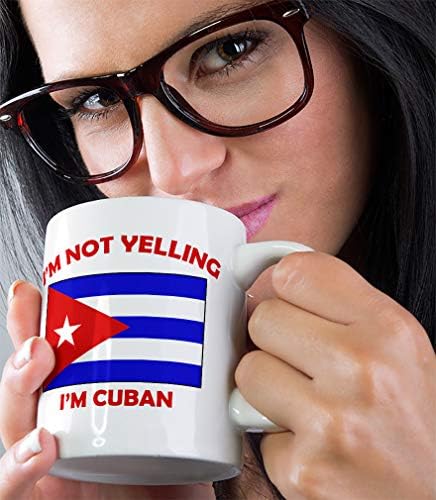 Nem Kiabálok én Vagyok Kubai Kuba Kubai Kerámia Kávés Bögre Tea Csésze Ünnep a Karácsony, a Hanuka Ajándék Férfi & Nő
