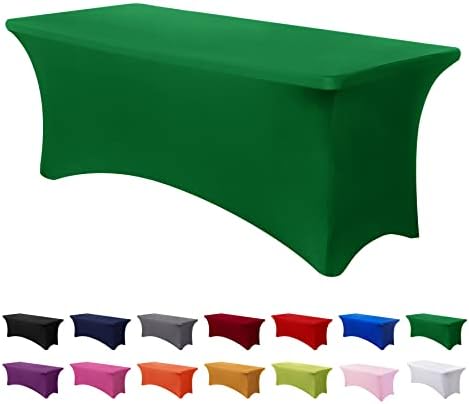 Beltéri-Szépség Spandex Abrosz 6 LÁB Nyúlik asztalterítő Ellátott, Téglalap alakú Asztalok, Egyetemes Szakaszon Teraszon Asztal Ruhával az Esküvő,