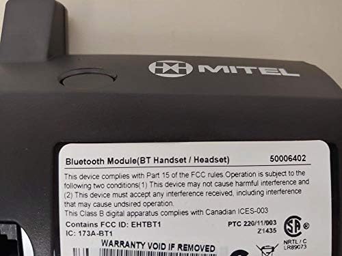 Mitel MiVoice 50006402 Bluetooth-Készülék/Fülhallgató Modul (Felújított)