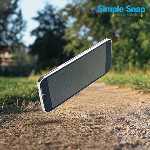 Egyszerű Snap Edzett Üveg kijelző Védő fólia Kompatibilis az iPhone XR/11 — Láthatatlan Prémium Védelem Ujjlenyomat Mentes, Buborék Szabad