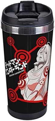 UOGEEP Anime halál után Csodaország Shiro Dupla Szigetelt Kávét Hordozható Rozsdamentes Acél Csésze Divat bödönből