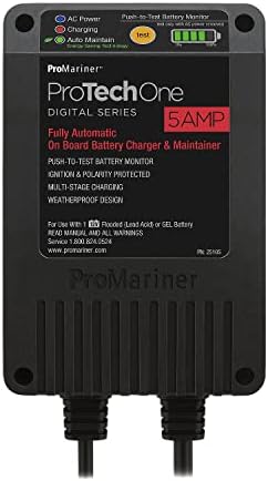 ProMariner 25105 ProTechOne Digitális Sorozat 5 Amp Teljesen Automatikus fedélzeti Akkumulátor Töltő, valamint Karbantartója HÁLÓZATI
