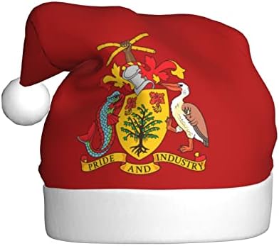ZALTAS címere Barbados Karácsonyi Kalap Felnőtt Puha, Kényelmes, Mikulás Sapka Karácsonyra újévi Ünnep Party Kellékek