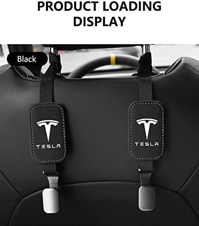 BARCS 2DB Autó Ülés Fejtámasz Horog Automatikus Ülés Horog Fogasok Tároló Szervező Csere Tesla Model 3 S Y X Táska Kabátok Esernyők Bevásárló
