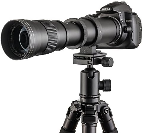 Opteka 420-1600mm f/8.3 HD Telefotó Zoom Objektív a Sony Alpha A99, A77, A65, A58, A57, A55, A37, A35, A33, A900, A700, A580,
