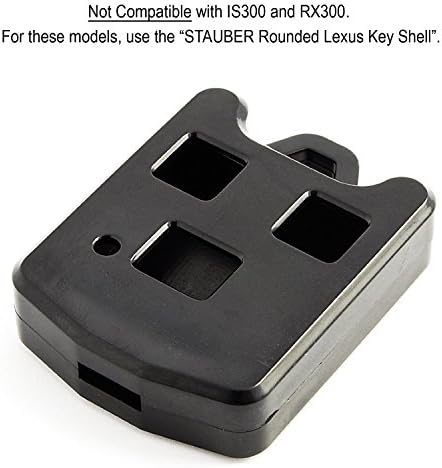 STAUBER Kulcs Shell Csere Lexus/NEM Lakatos Szükséges, Használja A Régi Kulcsot, aztán chip! - Fekete