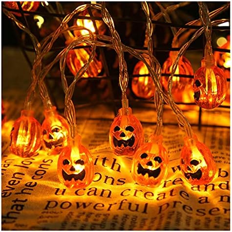 YYQQ 1,5 m Halloween Dekoráció LED fényfüzér Lámpás Haza Szabadtéri Buli Tök Lámpa String Bat Kísértetjárta Ház Kellékek Dekoráció