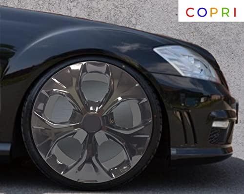 Copri Készlet 4 Kerék Fedezze 14 Colos Dísztárcsa Fekete Snap-On Illik Honda Civic