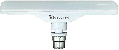Syska SSK-TLL-10W-6500K-B22 10 Wattos Lumispread LED Cső Fény (Pack 2, Fehér)
