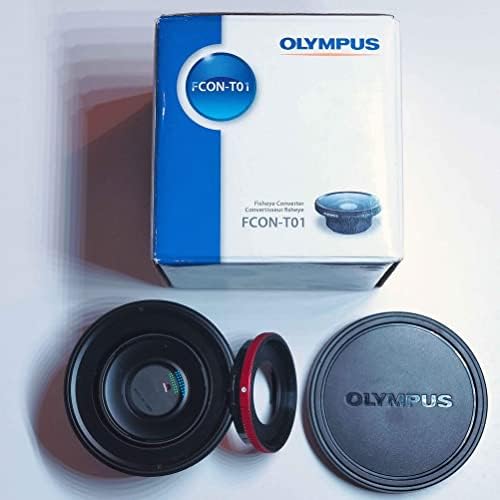 Olympus Halszem Kemény Lencse Csomag (lencse, valamint adapter) a TG-1-TG-2 Kamera (Fekete, Vörös Adapter) - Nemzetközi Változat