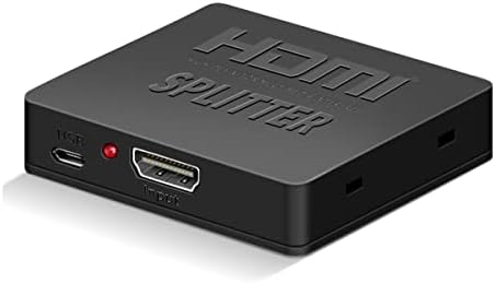 HDMI Splitter 1, a 2, 4K HDMI 3D Splitter Dual Monitor, Nagy Sebességű 2-Port HDMI Splitter Blu-Ray Lejátszó, Full HD HDMI