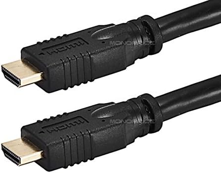 Monoprice Kereskedelmi 131ft 24AWG CL2 Szabványos HDMI Kábel w/ Beépített Equalizer - Fekete