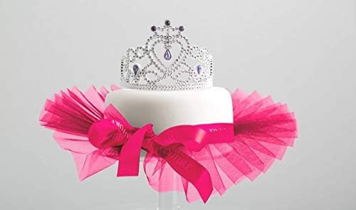 Luxus Esküvői Szülinapot Lányok Fél Események Torta Tutu Dekorációk, Rózsaszín, Fehér, Fekete, Lila Rózsás (Cupcake Szoknyában, Rózsaszín)