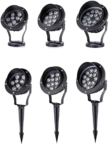 AKSPET 10db/sok AC85-265v/12v LED akiknek fedett Fény Kerti Táj Lámpa 3w/6w/12w/15w/18w/24w/36w Fa Lámpa Kerti Lámpa Spotlámpa (Szín :