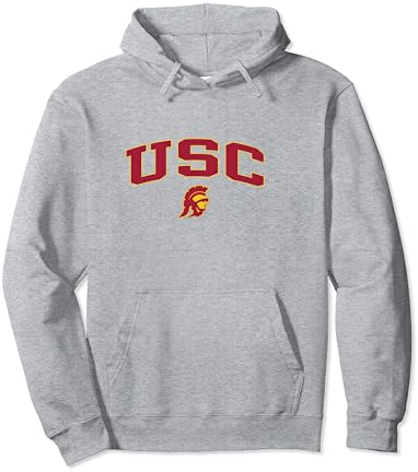 USC Dél-Cal Trójaiak Klasszikus Logó Hivatalosan Engedélyezett Kapucnis Pulóver