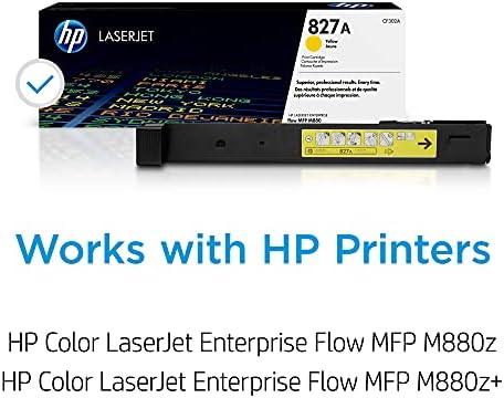 HP 827A Sárga Festékkazetta | Működik HP Color LaserJet Enterprise MFP M880 Sorozat | CF302A