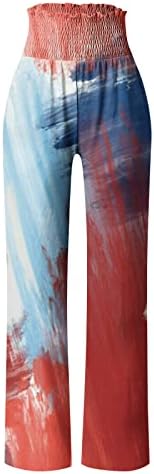 Női Jóga Leggings Divat Tie-dye Nyomtatás 3/4 Lábát Sweatpant a Derék Rugalmas Futó Edzés Termés Trouses Capris Nadrág