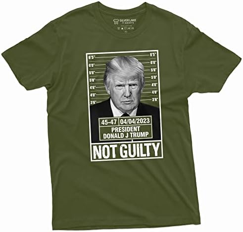 Donald Trump Rendőrség Mugshot Fotó, Póló, Nem Bűnös 45-47 Elnök Póló DJT Tartóztatni MINKET Választások Trump Támogató Póló