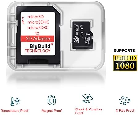 BigBuild Technológia 32GB Ultra Gyors 80MB/s microSDHC Memória Kártya Samsung Galaxy A10/A10e/A10s, A11, A12, A13-as mobiltelefon